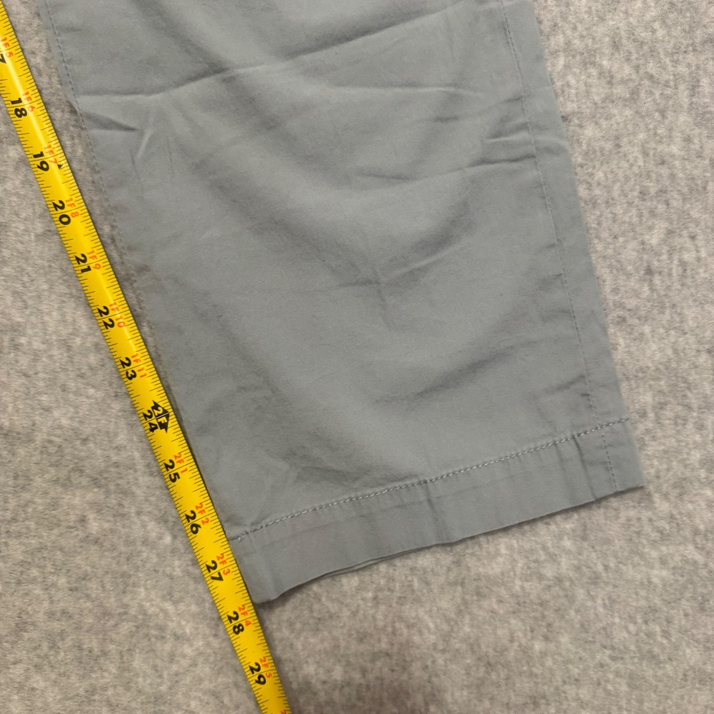 Banana Republic Aiden Chino Mens 35x30 Light Grey Slim Fit Cotton Stretch Pants - Picture 5 of 11